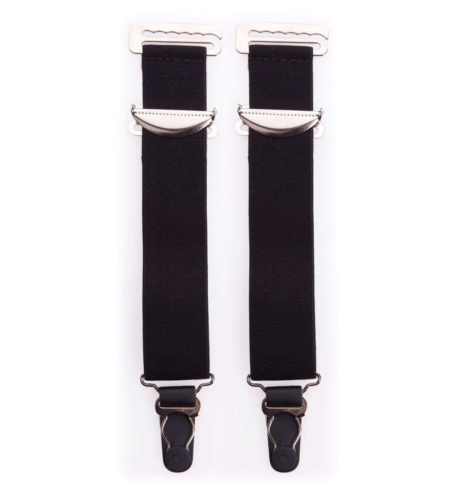 Pair Of Wide Black High Quality Metal Suspenders True Corset USA Pair Of Wide Black High Quality Metal Suspenders True Corset USA