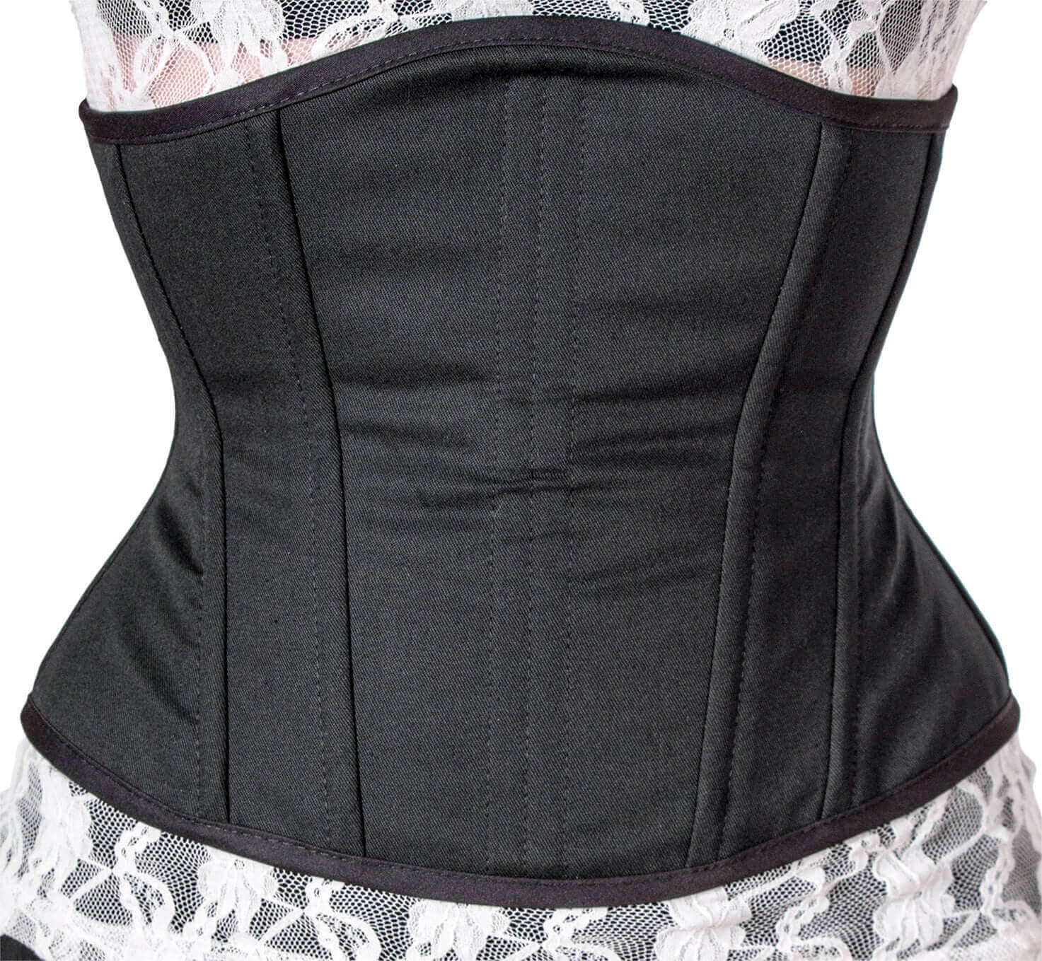 Buskless Steel Boned Waist Cincher Corset 18