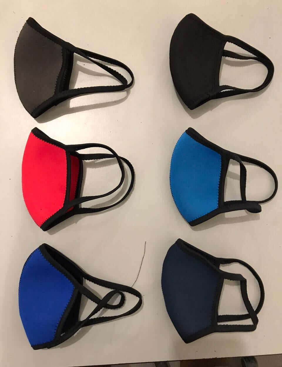 Royal Blue Neoprene Washable Face Mask With Antiviral Filter