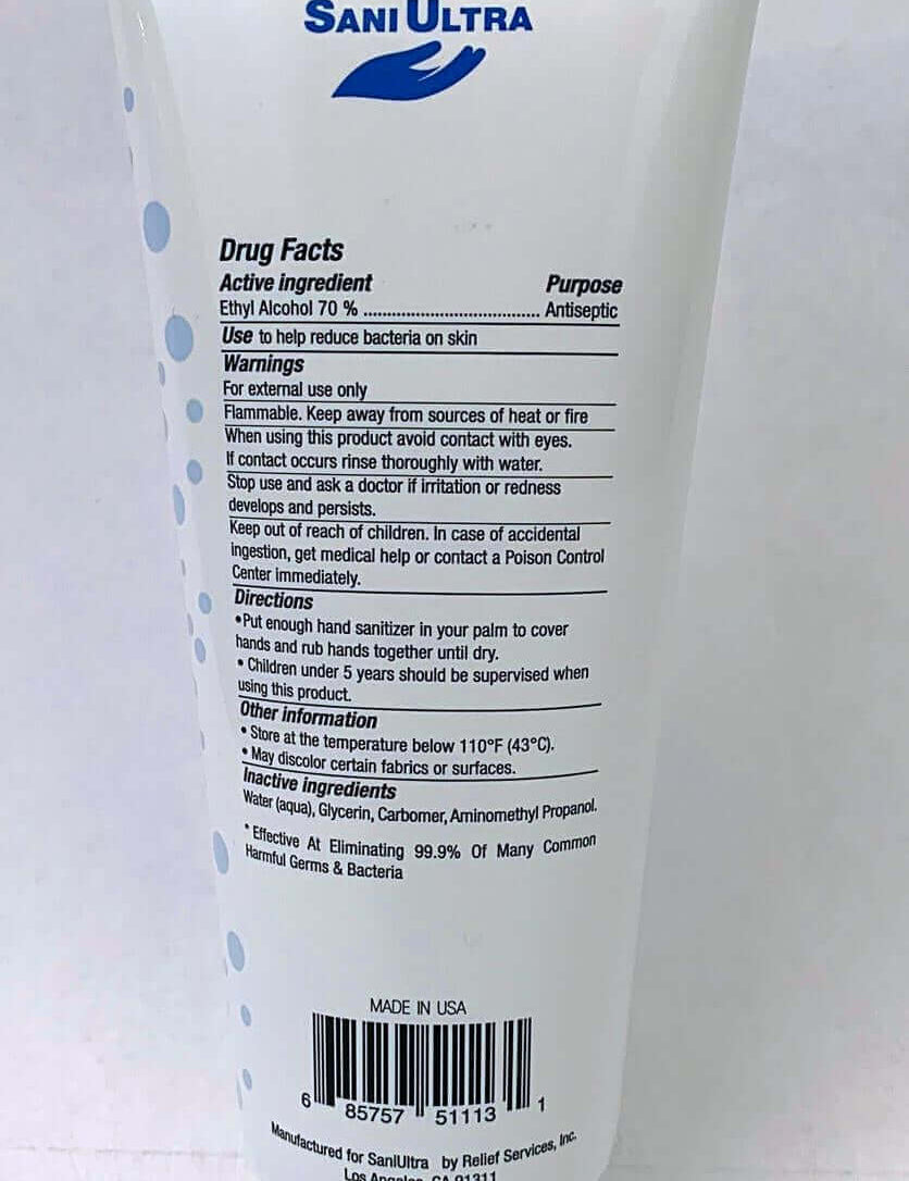 Pocket Sized 70% Alcohol Hand Sanitizer