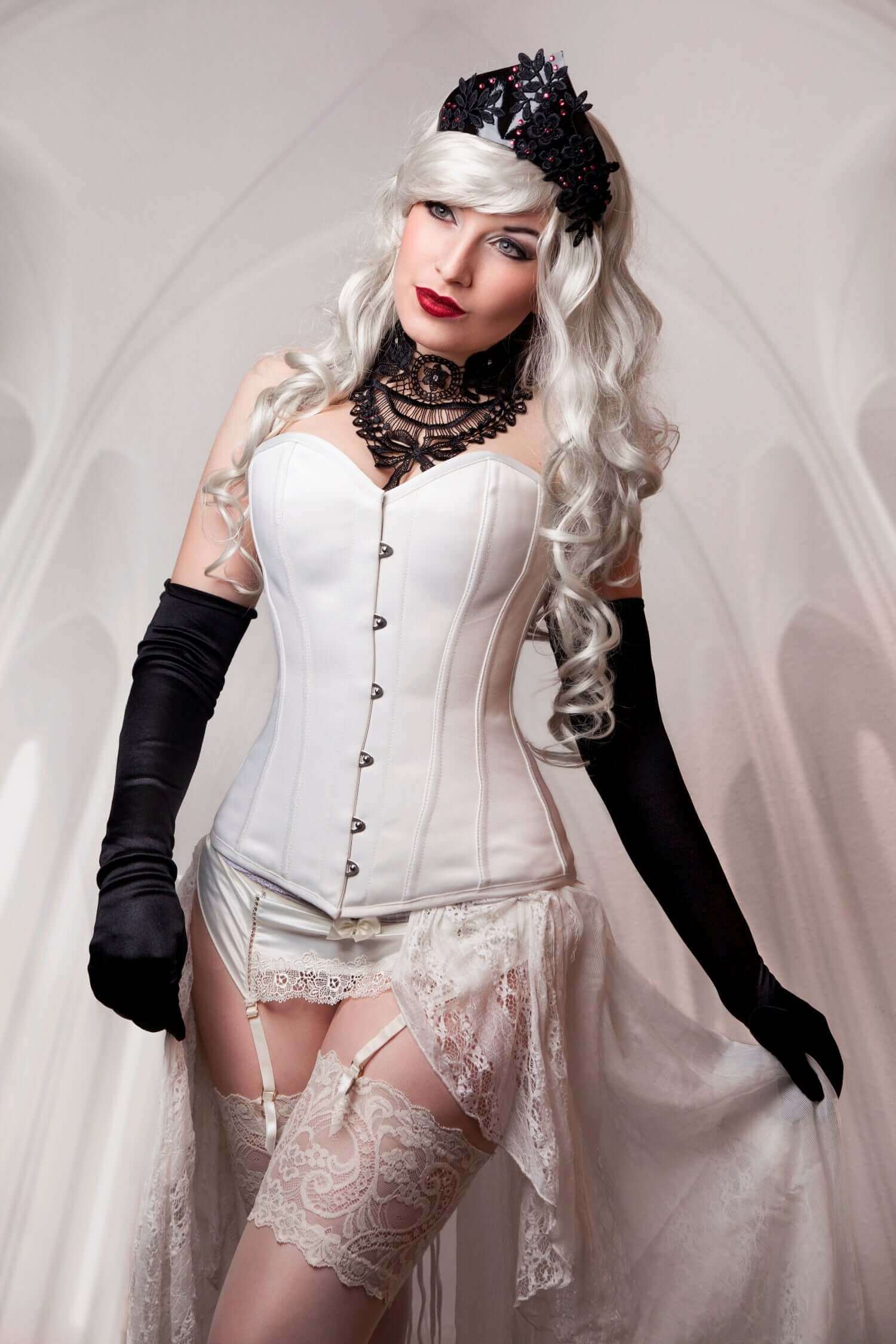 Nurse Corset In Ivory True Corset USA Nurse Corset In Ivory True Corset USA